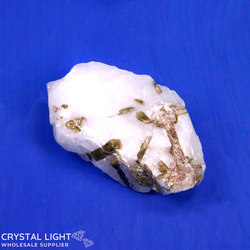 All Other Crystal Specimens: Green Tourmaline in Quartz