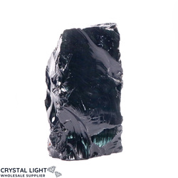 Black Obsidian Cut Base