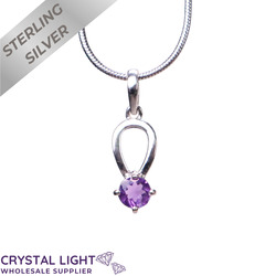 Amethyst Loop Pendant