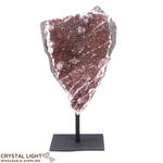 Red Amethyst Druse on Stand