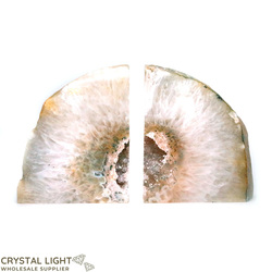 Bookends: Agate Bookends