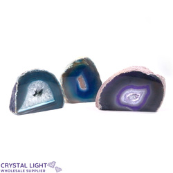 Geode Lots: Agate Geode Cut Base Lot