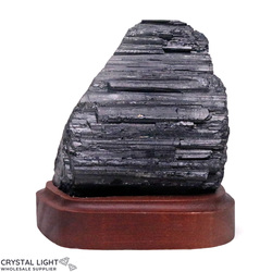 Black Tourmaline on Stand