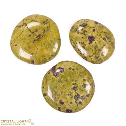 Stichtite in Serpentine Flatstone Lot