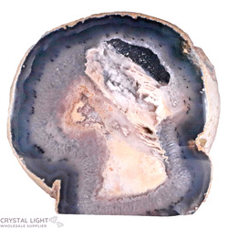 Agate Geode Cut Base