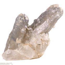 Citrine Cathedral Cluster with Dumortierite