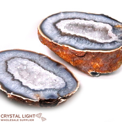 Crystal Pots: Agate Pot with Lid (Large)