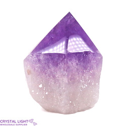 Cut Base Points: Bolivian Amethyst Cut Base Point