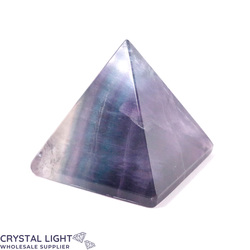 Pyramids: Rainbow Fluorite Pyramid