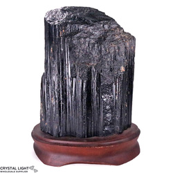 Black Tourmaline on Stand