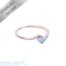 Larimar Bypass Ring