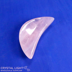 Bowls, Plates & Dishes: Rose Quartz Crescent Dish (Single)