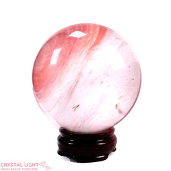 Spheres: Strawberry Obsidian Sphere /94mm