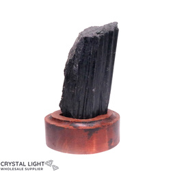 Black Tourmaline on Stand