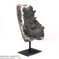 Display Pieces on Stand: Black Amethyst on Stand