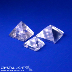 Clear Quartz Pyramid Lot (Tiny)