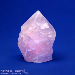 Cut Base Points: Rose Quartz Cut Base Point