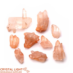 Cluster Lots: Tangerine Quartz Cluster Lot