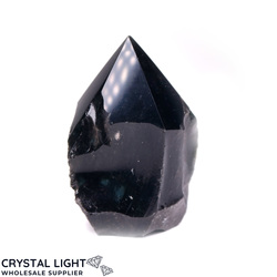 Silversheen Obsidian Cut Base Point