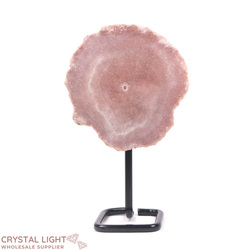 Pink Amethyst on Stand