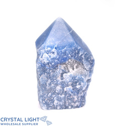 Blue Quartz Cut Base Point