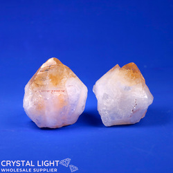 Citrine Cut Base Point Lot