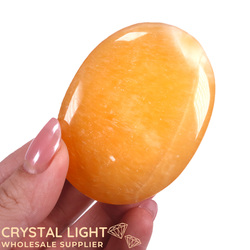 Orange Calcite Palmstone