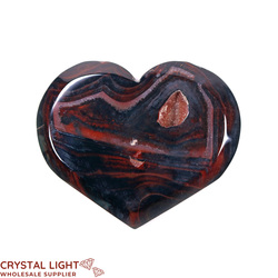 Banded Agate Heart (Flat)