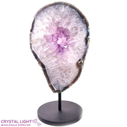 Amethyst Druse Slice on Stand
