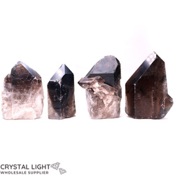 Smokey Quartz Cut Base Point Lot