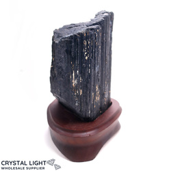 Black Tourmaline on Stand