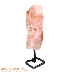 Pink Amethyst on Stand