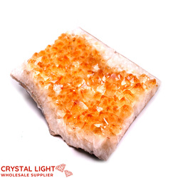 Single Druse Pieces: Citrine Druse Piece