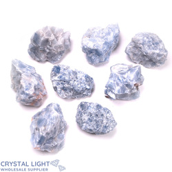 Blue Calcite Rough Lot
