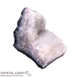 Single Druse Pieces: White Amethyst Druse