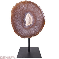 Agate Geode on Stand