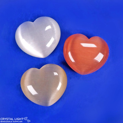Mixed Cat's Eye Heart Lot
