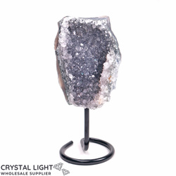Grey Amethyst on Stand
