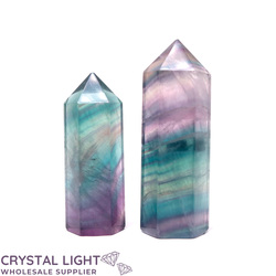 Rainbow Fluorite Point Lot