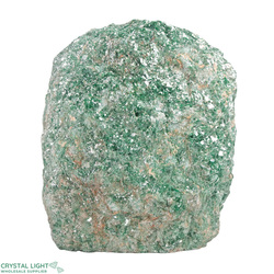 Rough Cut Bases: Fuchsite Rough Cut Base