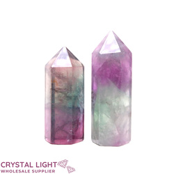 Rainbow Fluorite Point Lot