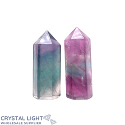 Rainbow Fluorite Point Lot