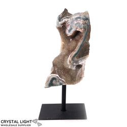 Grey Amethyst Druse on Stand