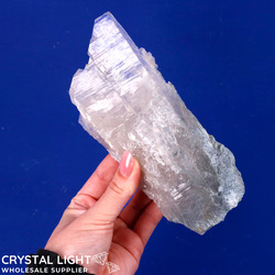 Tabular Quartz with Dumortierite