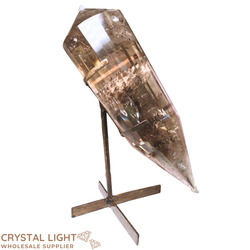 Vogel Style Smokey Quartz on Stand