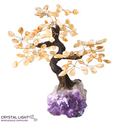 Medium Trees: Citrine Druse Tree (Single)