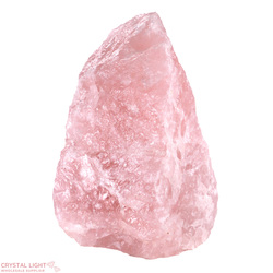 Rose Quartz Rough Cut Base