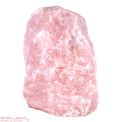 Rose Quartz Rough Cut Base