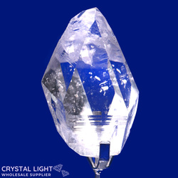 Lemurian Quartz Point on Stand (Large)