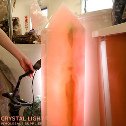 X-Large Crystals: Mangano Calcite Point (XL)